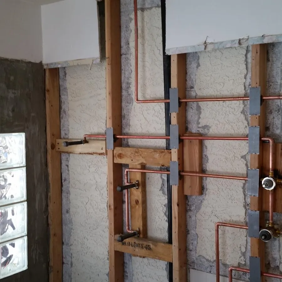 Copper pipe installation for Repiping in LaBelle